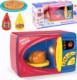 LeanToys Kuchenka Mikrofalowa Akcesoria Pizza Kurczak Na Baterie 1