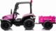 Lean Sport Traktor Na Akumulator BLT-206 Różowy 4