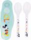 Mickey Mouse Mickey Mouse - Łyżeczka do karmienia 2 szt + etui (Cool) 1