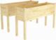 vidaXL Skrzynie ogrodowe na kwiaty, 2 szt., 110x31x70 cm, sosnowe 2