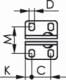 AMF Docisk szybkomocujacy, pionowy,6800 wlk. 4 AMF 4