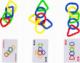 DK Logiczna Gra Połącz Obręcze Kształty, Puzzle Ring Game 2