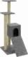 vidaXL Drapak dla kota ze słupkami sizalowymi, jasnoszary, 92 cm! 2