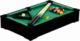 GamesPlanet Mini bilard stołowy z akcesoriami 51 x 31 x 10 cm - czarny 1