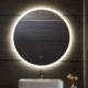 Lustro Aquamarin Aquamarin Lustro łazienkowe okrągłe LED - 80 cm 1