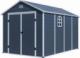G21 G21 Domek ogrodowy Boston 882 - 241 x 366 cm, plastik, szary 3