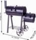 Garthen D62836 Grill z wędzarnią węglowy 35 cm x 70 cm 4