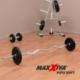 Maxxiva MAXXIVA Zakrzywiony dwuręczny gryf EZ 130 cm, srebrna 5