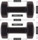 Maxxiva hantle D84992 winylowe 2 x 5 kg 3