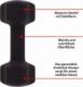 Maxxiva ‎Hantle D84984 neoprenowe 2 x 5 kg 4