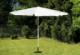 Garthen Parasol ogrodowy Garth biały z korbką 4 m 2