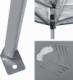Garthen Pawilon niebieski - 3x3 m, bardzo gruba plandeka PE 210 g / 2