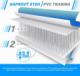 Physionics Dmuchany materac gimnastyczny JG80478 800 cm x 100 cm x 10 cm niebieski 3