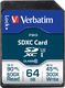 Karta Verbatim Pro SDXC 64 GB Class 10 UHS-I/U3  (47022) 1