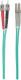 Intellinet Network Solutions Patchcord światłowodowy OM3 50/125 MM ST-LC Duplex 3m (751124) 3