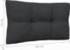 vidaXL vidaXL 2-osobowa sofa ogrodowa z antracytowymi poduszkami, sosnowa 6