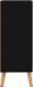 vidaXL Szafka na wysoki połysk, czarna, 60x30x72 cm, płyta wiórowa 5