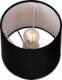 Lampa stołowa Ambiance Lampa stołowa z kloszem abażurem lampka nocna czarna drewniana 30x14cm 4