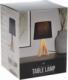 Lampa stołowa Ambiance Lampa stołowa z kloszem abażurem lampka nocna czarna drewniana 30x14cm 8