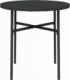 vidaXL Stolik herbaciany, czarny, 45 cm, polirattan 2