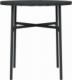 vidaXL Stolik herbaciany, czarny, 45 cm, polirattan 3
