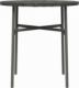 vidaXL Stolik herbaciany, szary, 45 cm, polirattan 3