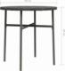 vidaXL Stolik herbaciany, szary, 45 cm, polirattan 5