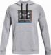 Under Armour Bluza męska Under Armour UA Rival Flc Graphic Hoodie szara 1370349 011 S 1