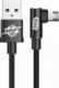 Kabel USB Baseus Baseus MVP Elbow Type dwustronny kątowy kabel przewód z bocznym wtykiem micro USB 2m 1.5A czarny (CAMMVP-B01) 1