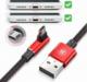 Kabel USB Baseus Baseus MVP Elbow Type dwustronny kątowy kabel przewód z bocznym wtykiem micro USB 2m 1.5A czarny (CAMMVP-B01) 2