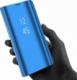 Hurtel Clear View Case futerał etui z klapką Samsung Galaxy S20 Ultra niebieski 6