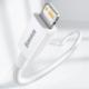 Kabel USB Baseus USB-C - Lightning 1 m Biały (6953156205314) 12