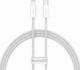 Kabel USB Baseus USB-C - Lightning 1 m Biały (6932172601881) 1