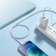 Kabel USB Baseus USB-C - Lightning 1 m Biały (6932172601881) 11