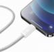 Kabel USB Baseus USB-C - Lightning 1 m Biały (6932172601881) 6