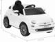 vidaXL Elektryczny samochód jeździk Fiat 500, biały 8