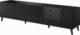 Cama Meble Szafka RTV ABETO 200x42x52 czarny/czarny połysk 1