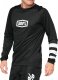 100% Koszulka juniorska 100% R-CORE Youth Jersey długi rękaw black white roz. M (NEW 2021) 1