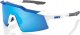 100% Okulary 100% SPEEDCRAFT SL Matte White/Metallic Blue - HiPER Blue Multilayer Mirror Lens (Szkła Niebieskie Lustrzane Wielowarstwowe LT 15% + Szkła Przeźroczyste LT 93%) (NEW 2021) 3