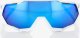 100% Okulary 100% SPEEDTRAP Matte White - HiPER Blue Multilayer Mirror Lens (Szkła Niebieskie Lustrzane Wielowarstwowe LT 13% + Szkła Przeźroczyste LT 93%) (NEW 2021) 6