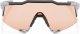 100% Okulary 100% SPEEDCRAFT Soft Tact Stone Grey - HiPER Coral Lens (Szkła Koralowe LT 52% + Szkła Przeźroczyste LT 93%) (NEW 2021) 1