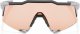 100% Okulary 100% SPEEDCRAFT Soft Tact Stone Grey - HiPER Coral Lens (Szkła Koralowe LT 52% + Szkła Przeźroczyste LT 93%) (NEW 2021) 4