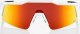 100% Okulary 100% SPEEDCRAFT SL Soft Tact Off White - HiPER Red Multilayer Mirror Lens (Szkła Czerwone Lustrzane Wielowarstwowe LT 21% + Szkła Przeźroczyste LT 93%) 5
