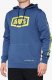 100% Bluza męska 100% BURST Hooded Pullover Sweatshirt Federal Blue roz. M (NEW) 1