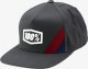 100% Czapka z daszkiem 100% CORNERSTONE Snapback Hat Steel (NEW) 1