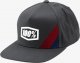 100% Czapka z daszkiem 100% CORNERSTONE Snapback Hat Steel (NEW) 1