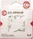 Clarks Łańcuch rowerowy CLARKS C410AR, 1-rzędowy Single Speed, 112 ogniw, 1/2"x1/8", Spinka, Antykorozyjny, Srebrny 1
