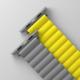 Uniq UNIQ pasek Revix Apple Watch Series 4/5/6/7/SE 44/45mm. Reversible Magnetic zółty-szary/yellow-grey 2