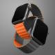 Uniq UNIQ pasek Revix Apple Watch Series 4/5/6/7/SE 44/45mm. Reversible Magnetic szary-pomarańczowy/grey-orange 2