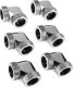 Raijintek RAIJINTEK Anschluss PELIAS D160906, 16mm, 90 Grad Adapter - 6er-Pack, silber 3